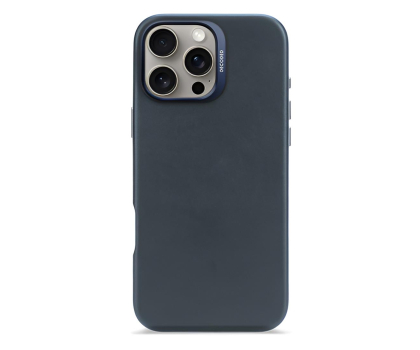 Etui do telefonów Decoded Leather Backcover iPhone 16 Pro Max MagSafe navy D25IPO16PMBC1NY